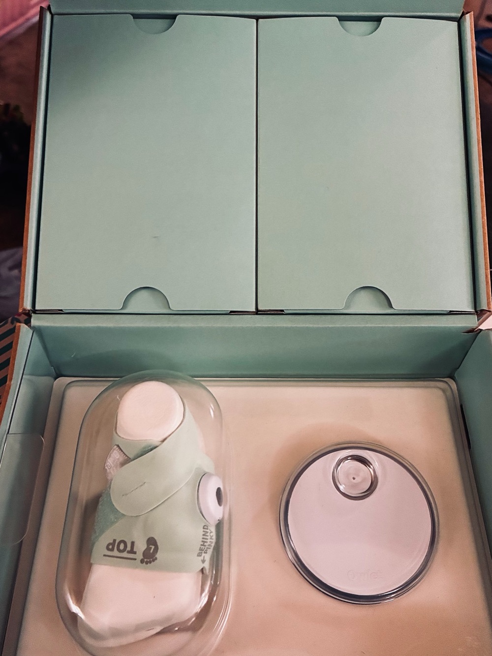 Mint Green VR/AR Accessory Cover with Matching Base